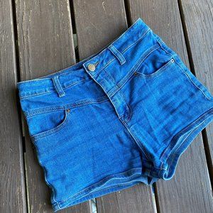 BDG blue jean shorts